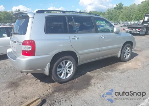 2006 Toyota Highlander Hybrid Limited V6 z USA, uszkodzony, nr VIN JTEEW21A360006290